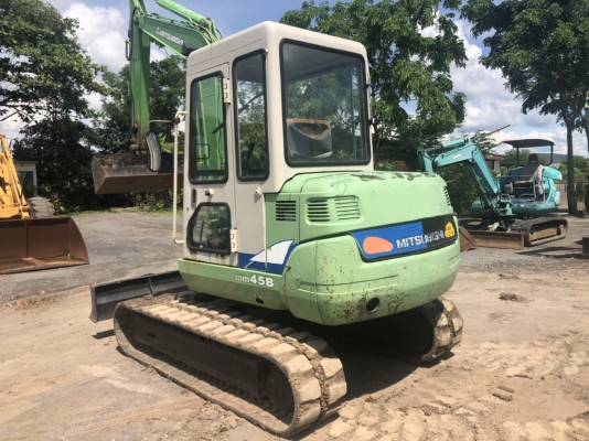 ขาย รถแม็คโคร MITSUBISHI MM45B (บุ้งกี๋ 2 ใบ) พร้อมใช้งาน นำเข้าเองจากประเทศญี่ปุ่น ติดต่อ 063-9316985 ID LINE : 0639316985 ครับ