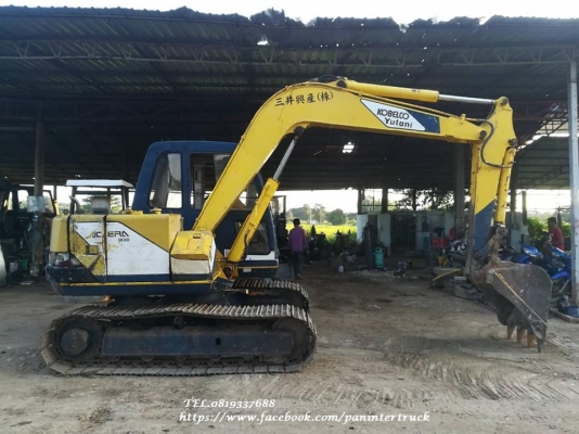 ขายถูกด่วนๆ รถขุดKOBELCO SK60-1(มาร์คทรี) เครื่องยนต์ISUZU-4JB1 , 4 สูบ ,คอนโทรลน้ำมัน ,ปั๊มนิ้ว ,แทรคเหล็ก, มีเก๋ง, พร้อมใช้งาน