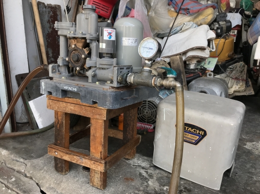 ขายปั๊มน้ำอัตโนมัติแรงดันคงที่ Hitachi 125W สภาพสวยเดิมๆ หมุนนิ่ม ตรวจเช็คแรงดันเรียบร้อย ไม่มีรั่วซึม พร้อมใช้งาน