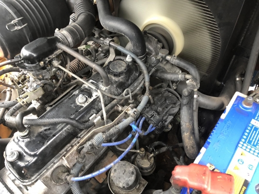 ขายรถโฟล์คลิฟท์มือสองยี่ฮ้อtoyotaรุ่น7FG25-23083เสาสูง5.50เมตร