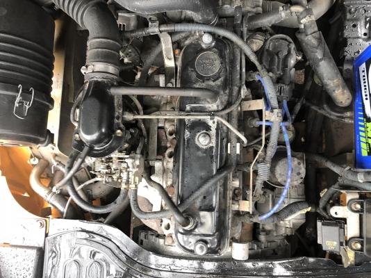 ขายรถโฟล์คลิฟท์มือสองยี่ฮ้อtoyotaรุ่น7FG25-23083เสาสูง5.50เมตร