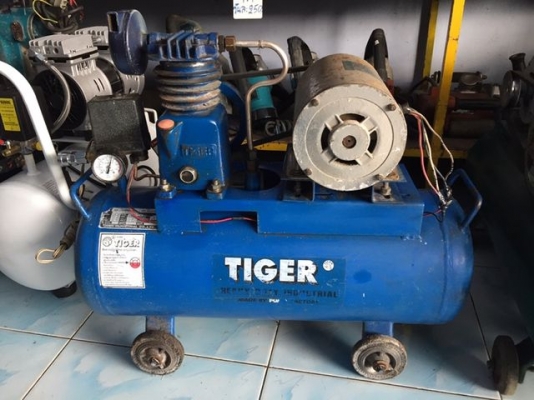 ขายปั้มลมสายพาน 36ลิตร มือสอง ยี่ห้อ TIGER ครับ