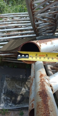 ขายด่วน จั่วโค้งยาว12เมตร  แป็บสองนิ้วถักนิ้ว ความกว้าง50ซม เพียงจั่วละ 4000 บาท