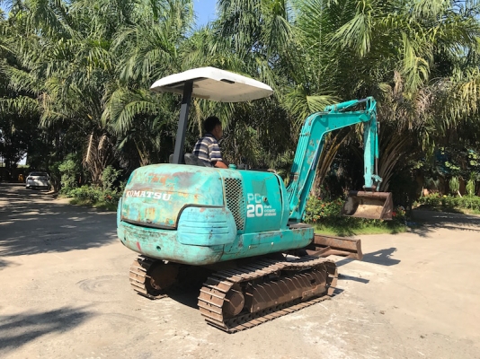 ขายKOMATSU PC20-7 คอนโทลน้ำมัน ปั้มแรง สวยเดิมจากญี่ปุ่น ทำงานสมบูรณ์ทุกระบบ รับรองไม่ผิดหวัง 245,000 เท่านั้น!!