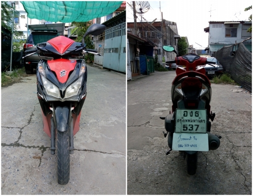 ขาย/แลก Honda Click125 i ปี 2555 2คัน 15900-18900 บาท