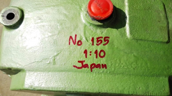 วอร์มเกียร์ทดญี่ปุ่น BELPONY JAPAN เบอร์ 155 อัตราทด 1:10 (150rpm) วอร์มเกียร์ทดญี่ปุ่น BELPONY JAPAN เบอร์ 155 อัตราทด 1:10 (150rpm)