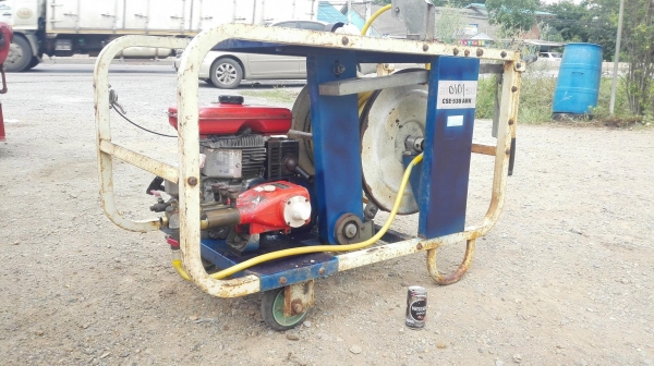 เครื่องปั้มฉีดน้ำเก่าญี่ปุ่น ARIMITSU JAPAN เครื่องเบนซิน KAWASAKI FG 200 G-X ขนาด 5 HP