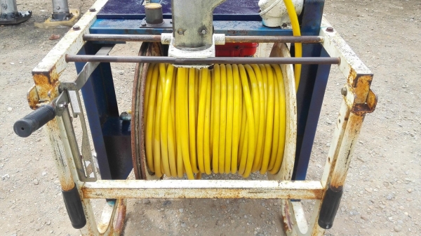 เครื่องปั้มฉีดน้ำเก่าญี่ปุ่น ARIMITSU JAPAN เครื่องเบนซิน KAWASAKI FG 200 G-X ขนาด 5 HP