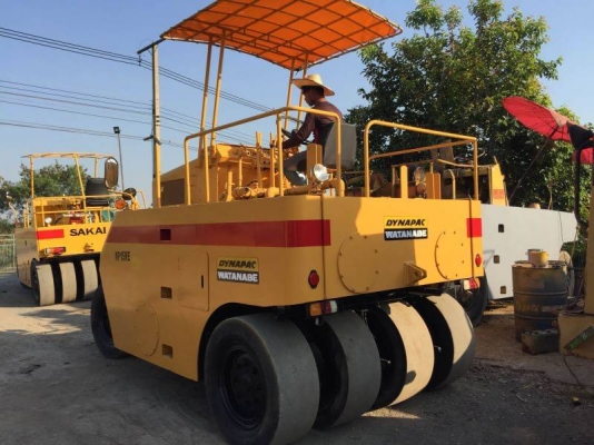 รถบดล้อยาง7ล้อใหญ่ เก่านอก Watanabe WP15 WEเอกสารชุดแจ้งจำหน่าย พร้อมลงงาน