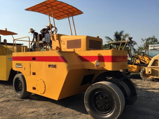 รถบดล้อยาง7ล้อใหญ่ เก่านอก Watanabe WP15 WEเอกสารชุดแจ้งจำหน่าย พร้อมลงงาน