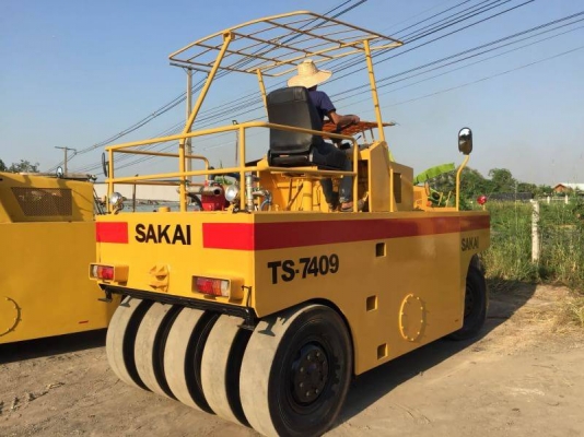 รถบดล้อยาง 9ล้อ Sakai TS7409 พร้อมใช้งาน เอกสารเล่มทะเบียน รถบดล้อยาง 9ล้อ Sakai TS7409 พร้อมใช้งาน เอกสารเล่มทะเบียน