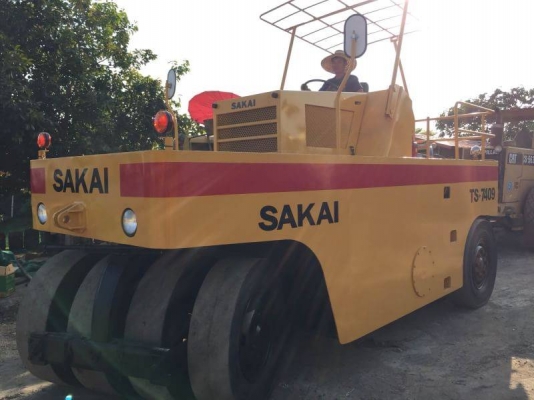 รถบดล้อยาง 9ล้อ Sakai TS7409 พร้อมใช้งาน เอกสารเล่มทะเบียน รถบดล้อยาง 9ล้อ Sakai TS7409 พร้อมใช้งาน เอกสารเล่มทะเบียน