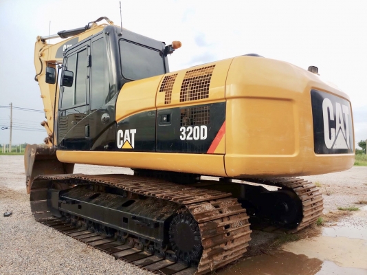 แบคโฮCat320D ซีเรี่ยนสูง เอกสารเล่ม รถสวยพร้อมใช้