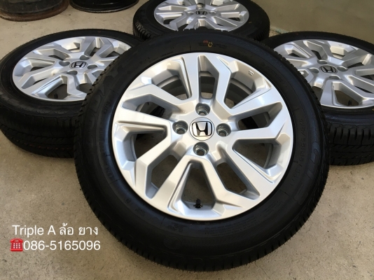 ล้อแม็กใหม่ยกห้าง Honda New JAZZ ขอบ 15 พร้อมยางป้ายแดง GoodYear 175-65-15 ปี 18 สวยกริ๊บ