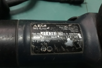 ขายหินเจียร์ AEG MADE IN GERMANY.มือสองสภาพดี ขายหินเจียร์ AEG MADE IN GERMANY.มือสองสภาพดี
