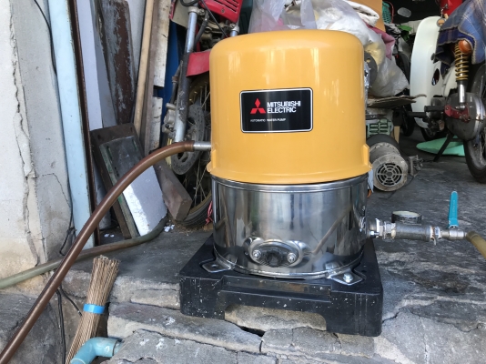 ขายปั๊มน้ำอัตโนมัติ Mitsubishi 150W สภาพสวยมาก เบิกถังสแตนเลส+ฝาครอบของใหม่ใส่ให้ครับ ตรวจเช็คแรงดันเรียบร้อย ไม่มีรั่วซึม พร้อมใช้งาน