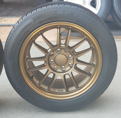 ล้อใหม่ RE30 ขอบ15 4รู100-114 ยาง195/55/15 ปี15  4 ล้อ