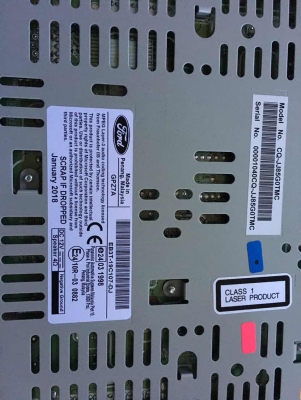 เครื่องเสียงติดรถยนต์ Ford 2018 แท้ถอด