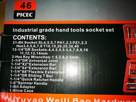 ชุดเครื่องมือ 46 ชิ้น