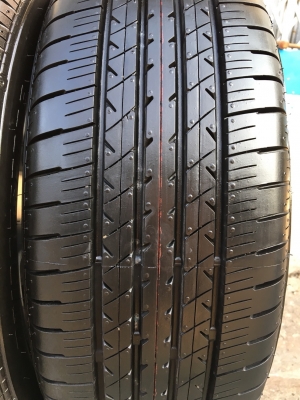 ล้อแม็กป้ายแดง Toyota Sienta รุ่นท๊อป ขอบ 16 พร้อมยางป้ายแดง Bridgestone 195-50-16 ปี 18 แม็กสวยกริ๊ป ตุ่มเด้ง มีเส้นสี