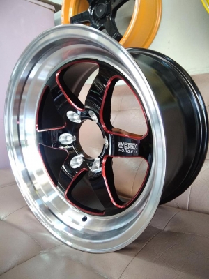 แม็กใหม่ลายเวล ขอบ 18 มิลลิ่งก้านแดง ราคาถูก