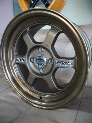 แม็กใหม่ลาย te37v ขอบ 15 กว้าง 8 ออฟ 28