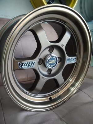 แม็กใหม่ลาย te37v ขอบ 15 กว้าง 8 ออฟ 28