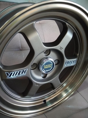 แม็กใหม่ลาย te37v ขอบ 15 กว้าง 8 ออฟ 28