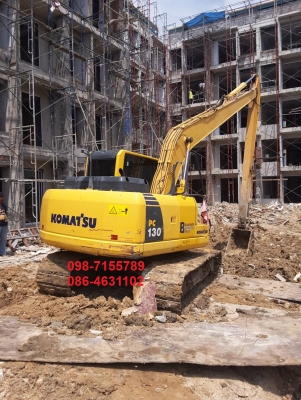 ขาย!! >>> Komatsu Pc130 รุ่น 8 สวยเต็ม บูมอาร์มยาว P.Mยังเหลือ <<< เบอร์ติดต่อ 098-7155789 086-4631102