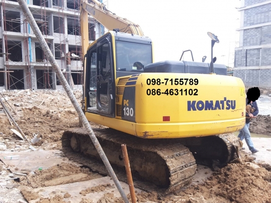 ขาย!! >>> Komatsu Pc130 รุ่น 8 สวยเต็ม บูมอาร์มยาว P.Mยังเหลือ <<< เบอร์ติดต่อ 098-7155789 086-4631102