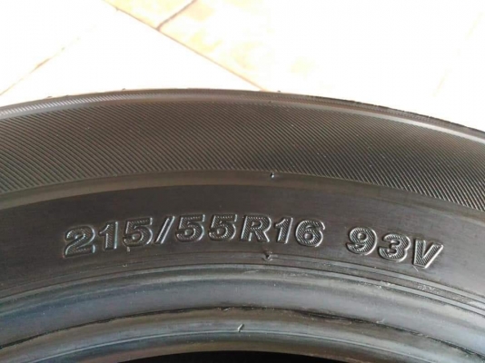 ยาง\% คัดสภาพ Bridgestone Turanza GR-100 215 55 16 ผลิตปี 2017 ยางสวย มีรับประกันให้ทุกเส้น ขายถูก 4