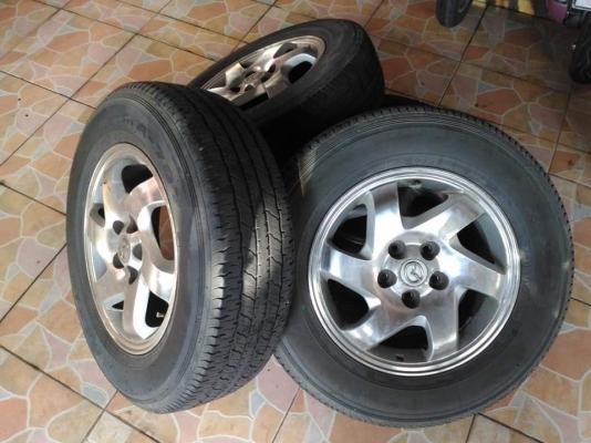ล้อเดิม Mazda Tribute ขอบ 16 แถมยาง 215 65,215 70 16 อย่างละคู่ ยางปีเก่า ขายตามสภาพ ล้อแถมยาง ทั้งชุด 2900.-NET *** ราคายกเองหน้าร้าน งดต่อ งดส่ง ตจว.ค่ะ *** ล้อเดิม Mazda Tribute ขอบ 16 แถมยาง 215 65,215 70 16 อย่างละคู่ ยางปีเก่า ขายตามสภาพ ล้อแถมยาง ทั้งชุด 2900.-NET *** ราคายกเองหน้าร้าน งดต่อ งดส่ง ตจว.ค่ะ ***