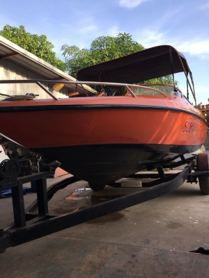 ขายเรือทรงสปอร์ต18fเครื่องmercury150 EFIหัวฉีด