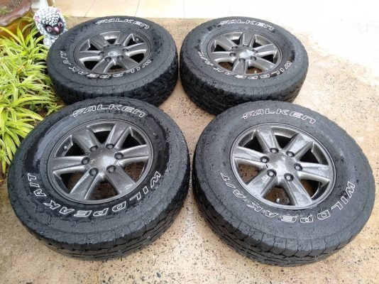 ล้ออีซูซุ ขอบ16 พร้อมยางฟอลเค่น265/70R16 A/T
