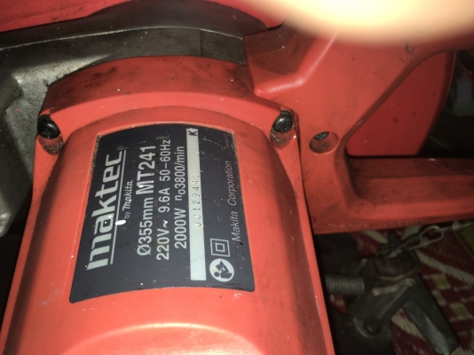 ไฟเบอร์ตัดเหล็ก maktec mt 241 แท้ ไฟเบอร์ตัดเหล็ก maktec mt 241 แท้