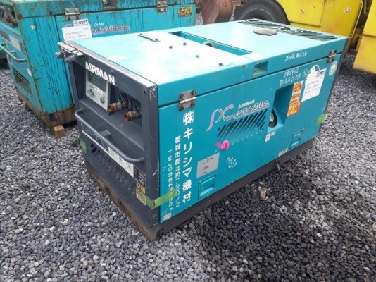 ปั้มลมมือสอง AIRMAN PDS90S ปี1998 0.69บาร์ มือสองญี่ปุ่น