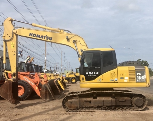 ขายรถขุด KOMATSU PC160-7 นำเข้าเองจากญี่ปุ่น สภาพสวยพร้อมใช้ มีVDOการทำงานครับ
