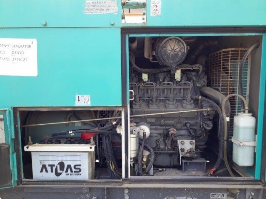 เครื่องปั่นไฟมือสอง DENYO DCA25ESI มือสองญี่ปุ่น เครื่องปั่นไฟมือสอง DENYO DCA25ESI มือสองญี่ปุ่น