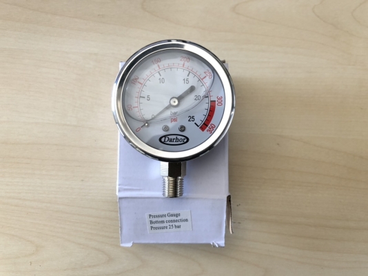 Darhor เกจวัดความดัน 0-360psi | 0-25bar (สินค้าใหม่)