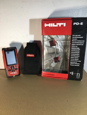 ตลับเมตรเลเซอร์ Hilti PD-E Made in Germany วัดได้200เมตร อุปกรณ์ครบกล่อง ตลับเมตรเลเซอร์ Hilti PD-E Made in Germany วัดได้200เมตร อุปกรณ์ครบกล่อง