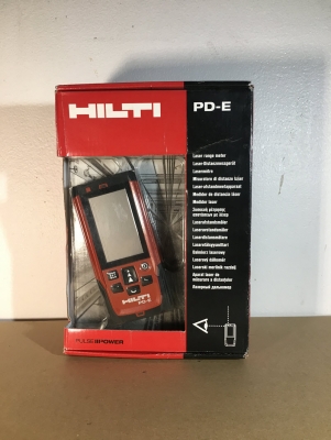 ตลับเมตรเลเซอร์ Hilti PD-E Made in Germany วัดได้200เมตร อุปกรณ์ครบกล่อง ตลับเมตรเลเซอร์ Hilti PD-E Made in Germany วัดได้200เมตร อุปกรณ์ครบกล่อง