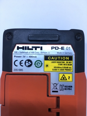 ตลับเมตรเลเซอร์ Hilti PD-E Made in Germany วัดได้200เมตร อุปกรณ์ครบกล่อง
