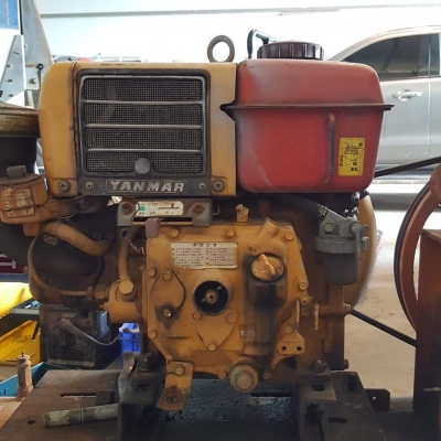 เครื่องปั้มลมเก่าญี่ปุ่น MEIJI EO-7 เครื่องยนต์ดีเซล YANMAR NSA40C เครื่องปั้มลมเก่าญี่ปุ่น MEIJI EO-7 เครื่องยนต์ดีเซล YANMAR NSA40C