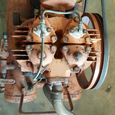 เครื่องปั้มลมเก่าญี่ปุ่น MEIJI EO-7 เครื่องยนต์ดีเซล YANMAR NSA40C เครื่องปั้มลมเก่าญี่ปุ่น MEIJI EO-7 เครื่องยนต์ดีเซล YANMAR NSA40C
