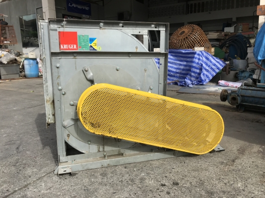 ขายพัดลมโบลเวอร์ดูดฝุ่น-ดูดอากาศ Kruger 3HP. 380V สภาพสวย หมุนนิ่ม พร้อมใช้งาน