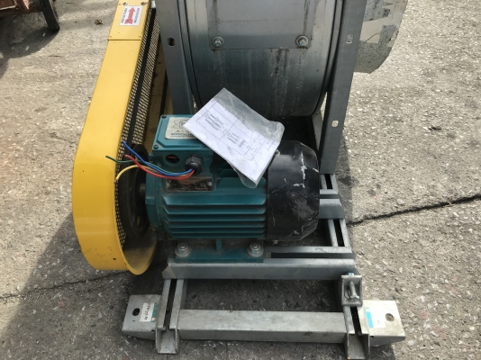 ขายพัดลมโบลเวอร์ดูดฝุ่น-ดูดอากาศ Kruger 3HP. 380V สภาพสวย หมุนนิ่ม พร้อมใช้งาน