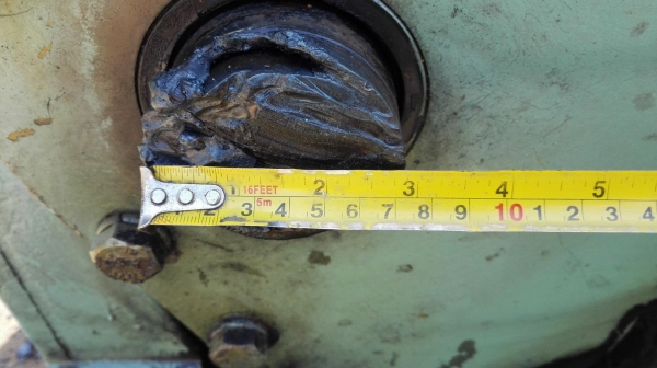 หัวเกียร์ทดญี่ปุ่น SUMITOMO PARAMAX JAPAN Ratio 1:28 ใช้กับมอเตอร์ขนาด 100 HP เพลาออก 7&rdquo;(180mm