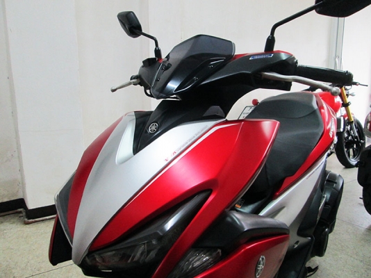 (โอนฟรี) ขาย Yamaha Aerox ตัว TOP มี ABS ปี 2018 ไมล์แท้ 6856 กม