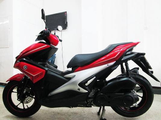 (โอนฟรี) ขาย Yamaha Aerox ตัว TOP มี ABS ปี 2018 ไมล์แท้ 6856 กม