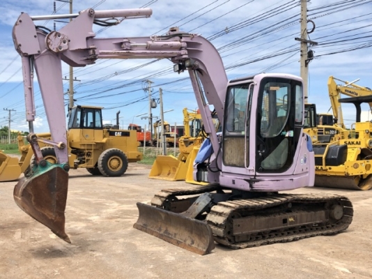ขายรถขุด SUMITOMO SH75UX-2 คอนโทรลสั้น ปั๊มนิ้ว นำเข้าเองจากญี่ปุ่น สภาพสวยพร้อมใช้ มีVDOการทำงานครับ